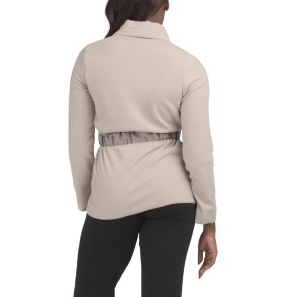 ANTIGEL BY LISE CHARMEL Beige Simply Perfect Short Fleece Lounge Jacket - Picture 2 of 2
